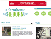 Tablet Screenshot of afarmhousereborn.com